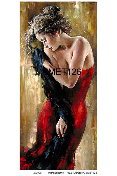 LİNEART Lineart Brass Decopage Paper No:Met126- 30X66Cm
