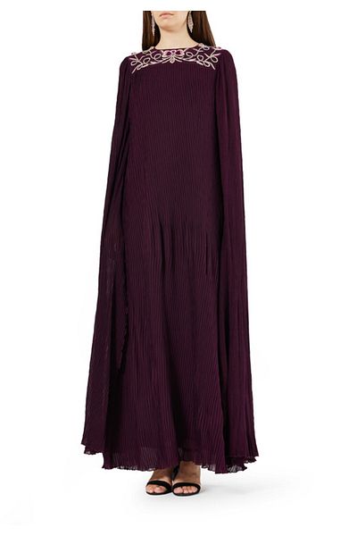 Amri Embroidered A-line dress