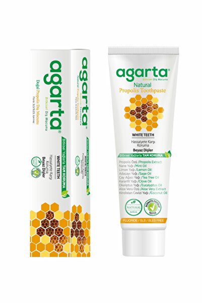 Agarta Doğal Propolisli Florürsüz Diş Macunu 100 ml