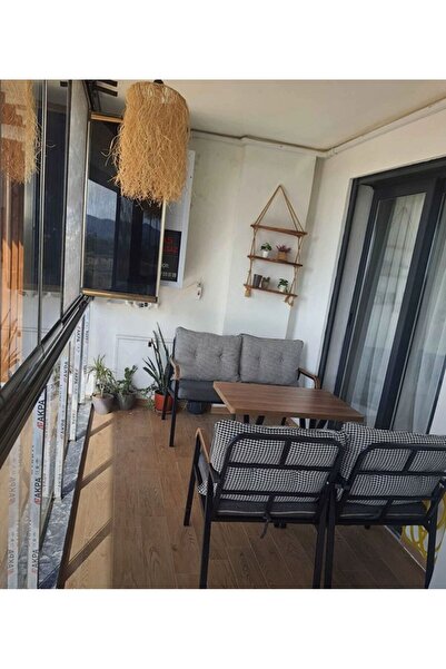 Tu Tienda KÖYCEĞİZ 2+1+1+SEHPA(50*75) BAHÇE BALKON MUTFAK TAKIMI,KAZAYAKLI