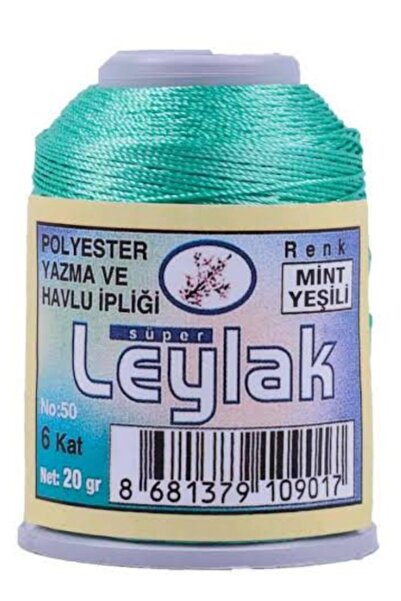 Leylak Polyester Yazma ve Havlu İpliği Mint Yeşili
