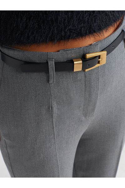 Dilvin 71293 High Waist Trousers with Belt