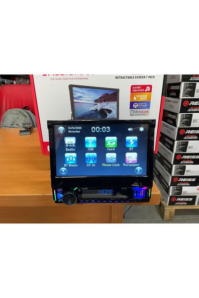 AUDİOMAX Indash Oto Teyp Bluetooth Usb Aux Miror Link