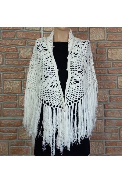 El örgüsü Yadicrochetorgu Hand knitted shawl