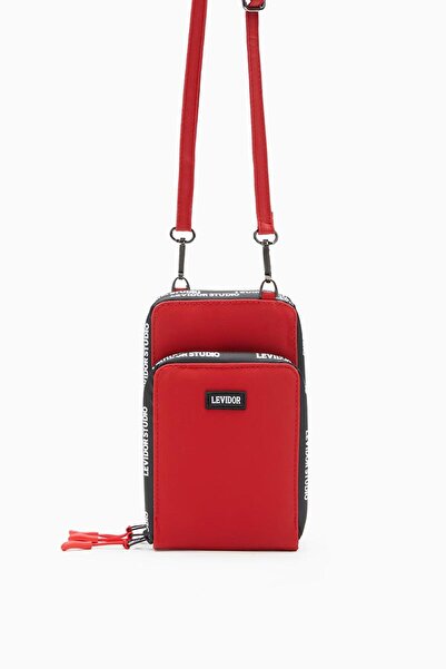 Levidor Studio Red Bag-Hanging Wallet Bag