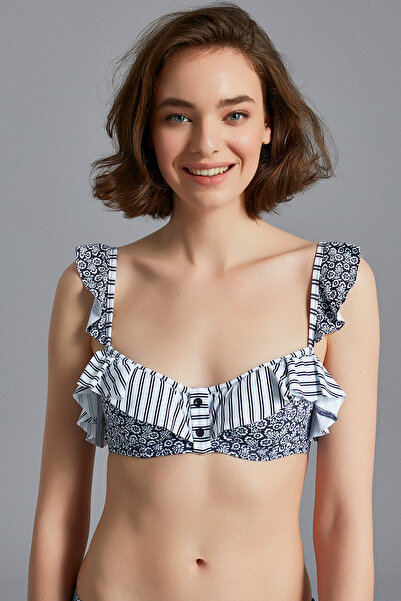 Penti Parker Frill Bikini Top sa Žicama i Volanima