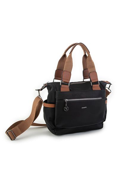 Nas Bag Geantă de damă Black Tan Buzzy