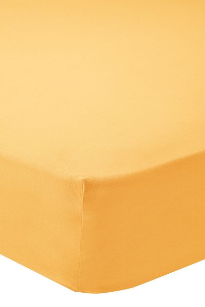 Puffy Naturalis Ranforce Single Elastic Sheet - Saffron