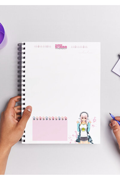 Home Super Sonico Anime Spiral Notebook A5 (50 Sheets)