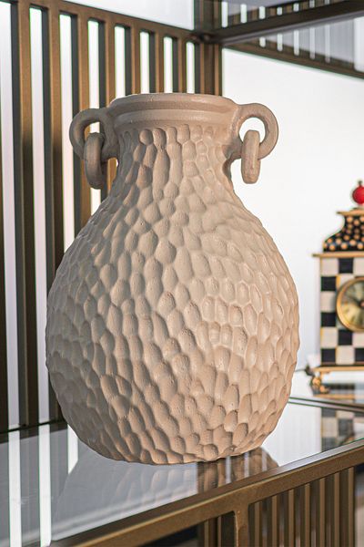 Ella's Design Studio Latte Vase with Handle - Decorative Home Gift, Test Vase Decor, Home Decoration