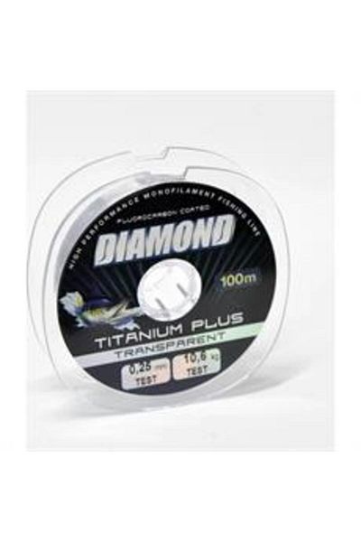 BAUER Diamond Titanium Plus Power 0,40 mm 100Mt Reel Fishing Line - Color: Smoked 21.2 kg