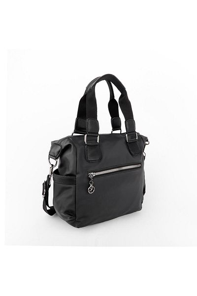 Nas Bag Geantă de damă satin negru