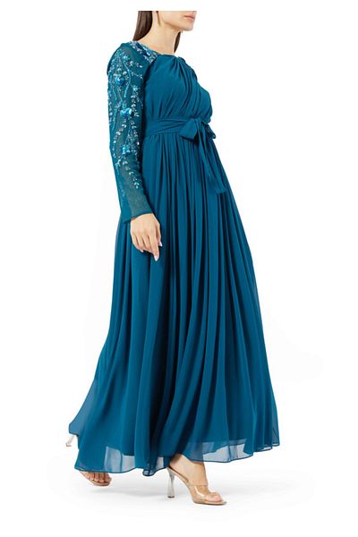 Amri Ruched Chiffon Dress