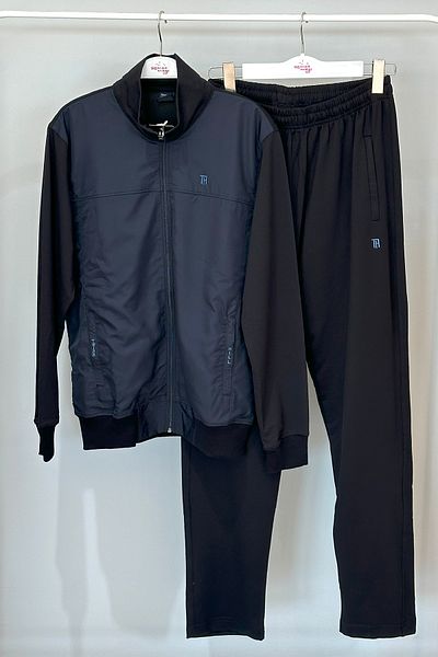 REMSA Ανδρική αθλητική φόρμα Navy Blue - Lycra Combed Cotton 3712