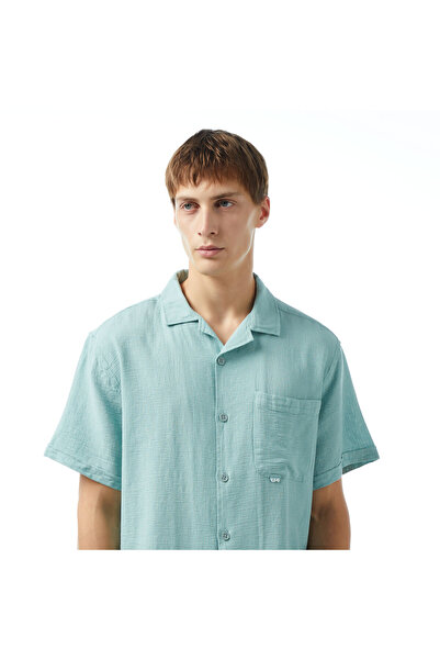 United 4 UNITED4 M Oversize Erkek Mavi Gömlek