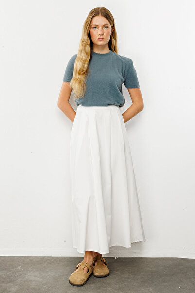 Hooopstore Πλισέ Λευκή Φούστα