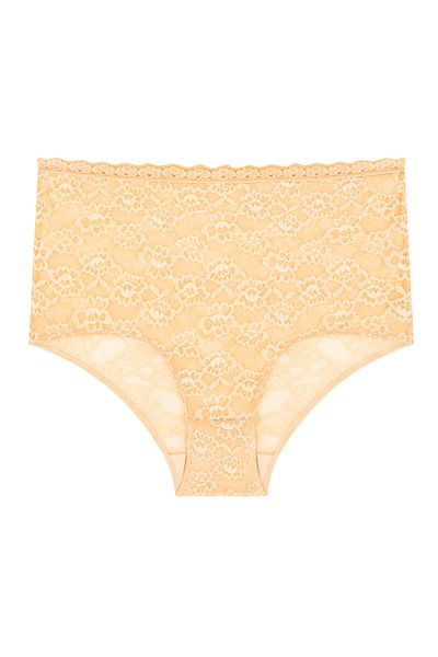 Penti Ψηλόμεση Lace Nude Slip Panties - Beauty