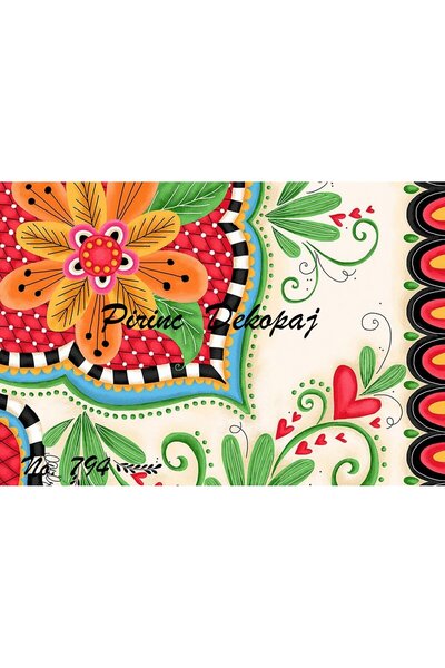 LİNEART ورق ديكوباج نحاسي Lineart رقم: L794 - 29x42 سم