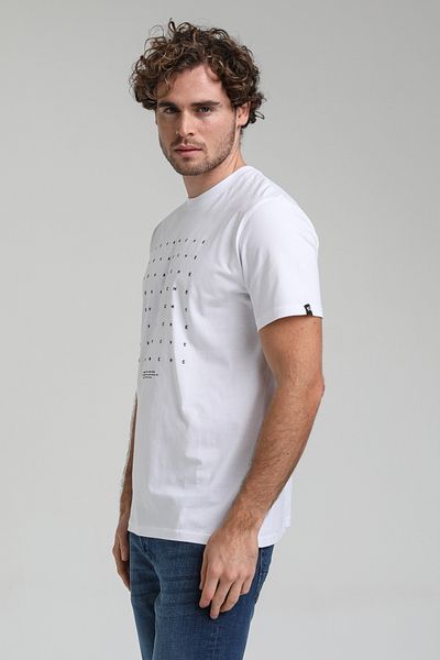 NEW WORLD POLO Crew Neck White Slim Fit T-Shirt 23ssm20303