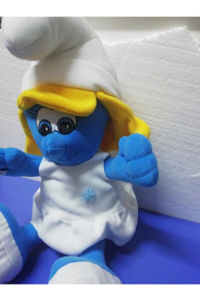 İLHANLAR Smurfette Polar Filling Toy Smurf Baba 65 cm