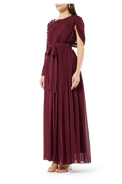Amri Ruched Chiffon Dress