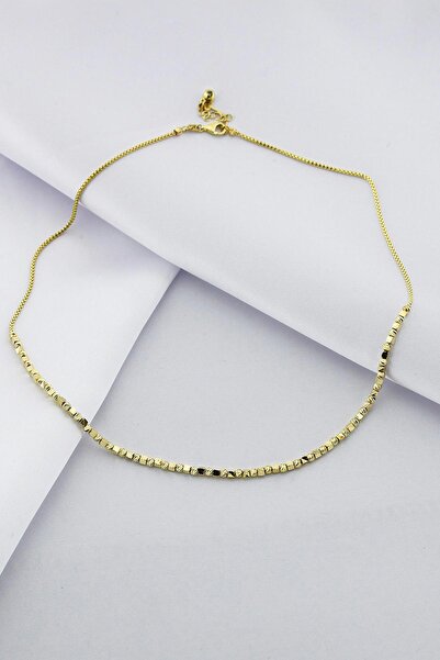 Iryum Küplü ve Dorikalı 14 Ayar Altın Kolye