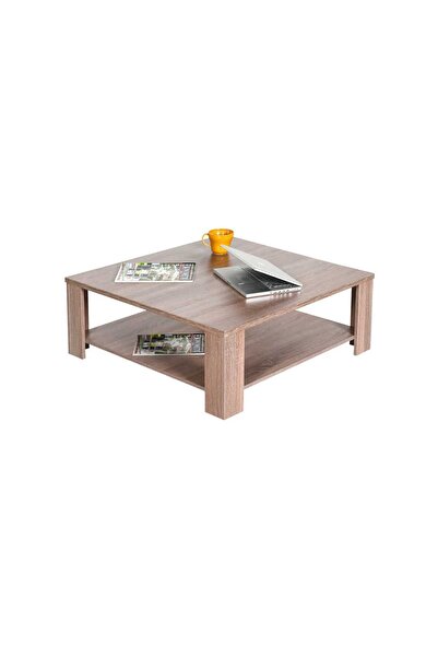 Adore Mobilya New Line Kare Orta Sehpa - Latte 90x35x90 Cm (gxyxd)