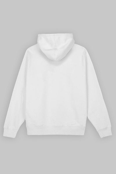 PURE EFFECT Hanorac supradimensionat unisex, 100% bumbac, cu efect de cădere cu logo roșu