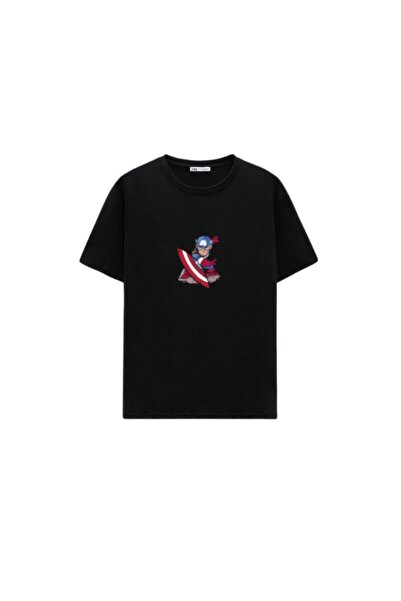 CC STORE Unisex Oversize Captain America T-shirt