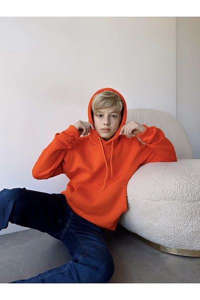CC STORE Boy's 3 Thread Hooded Sweatshirt Hoodie