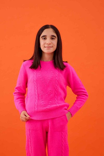 Nisrakids Girl's Knitwear Bottom Top Set