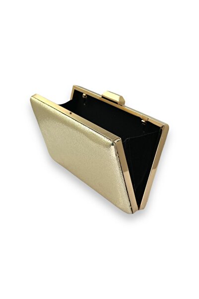 Wedding Fashion Geantă de rochie de seară cu curea metalică de culoare aurie - bal de absolvire