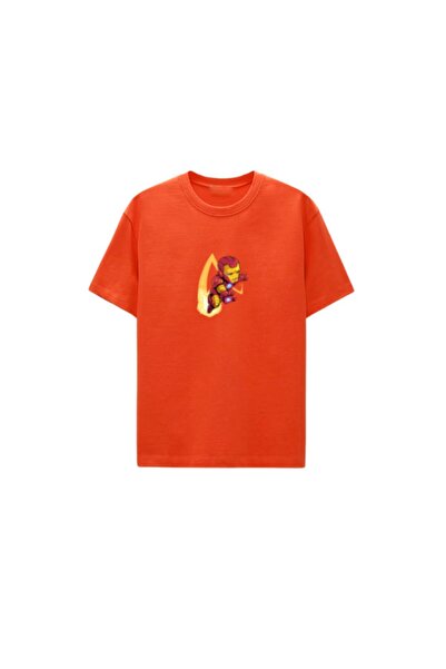 CC STORE Unisex Oversize kroj Iron Man T-shirt