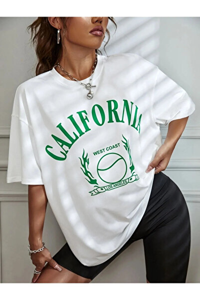 CC STORE Tricou oversize cu imprimeu California
