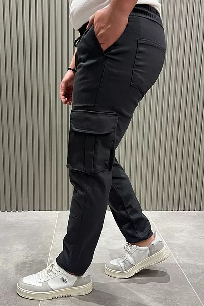 MİSHAR İTALİA Ανδρικό παντελόνι Smoked Cargo Pocket Jogger