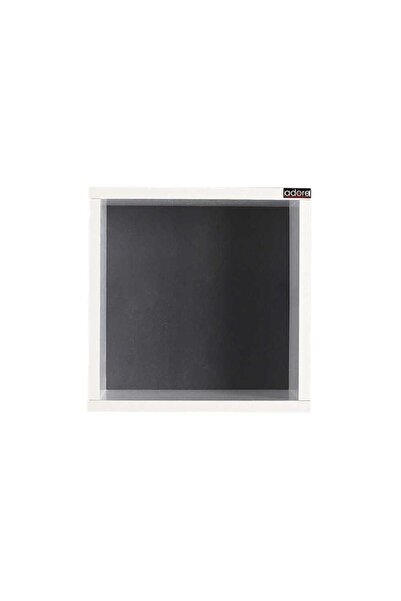 Adore Mobilya Rainbow Duvar Raf-mat Lake Beyaz 33x33x19 Cm (gxyxd)