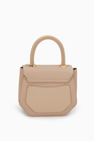 Levidor Geantă de mână cu model de fagure în relief de piatră