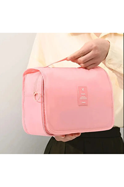 SYNOPE Широка багатосекційна функціональна складана косметичка для подорожей ...