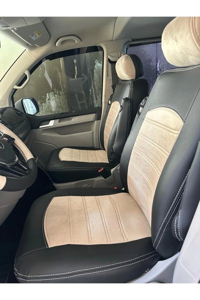 Dağ Oto Giyim TRANSPORTER 8+1 -ÖZEL DİKİM-TAYTÜYÜ A BEJ-900 DERİ