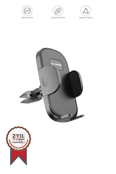 Torima Telefon Tutucu Havalandırma Araç İçi Oto Aksesuarları JX046 Siyah