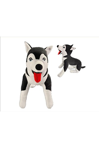 İLHANLAR Oyuncak Polar Dolum Husky Köpek 70×55 cm