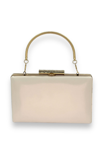 Generic Brand Beige Color Skin Leather Matte Leather Metal 2026 Collection St...