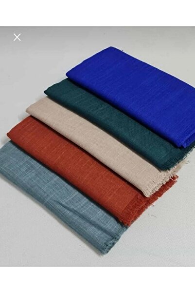 ISTKA SCARF Tesettür 5'li Flamli Pamuklu Yazma Esarp 100x100cm