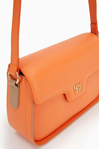 Levidor Orange Adjustable Strap Shoulder Bag