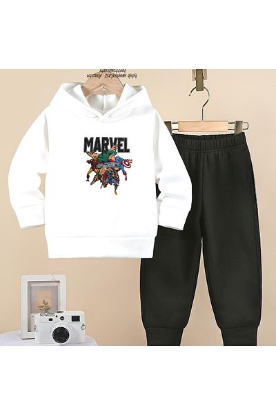 BENROMA Set de trening pentru copii Marvel Heroes Printed Unisex Oversize Mold