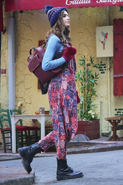 Los banditos Low-cut Zippered Pocket Women's Shalwar Jumpsuit