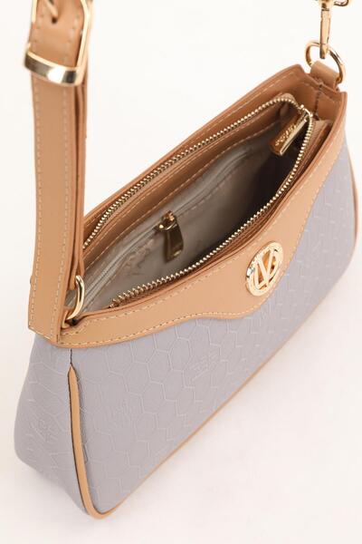 Levidor Сумка через плече з сірим принтом