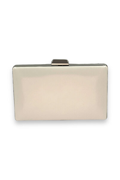 Wedding Fashion Culoare Bej Piele Piele Mate Rochie de Seara Geanta Clutch Gr...