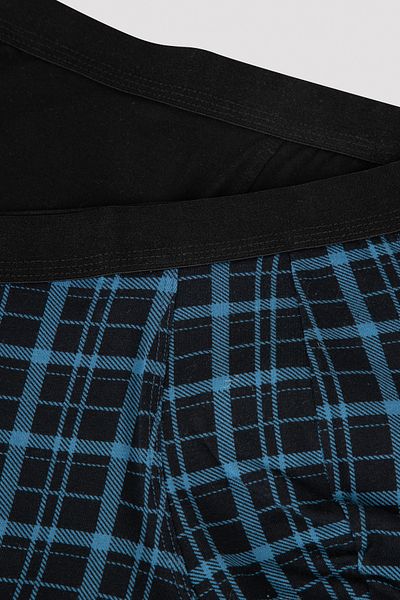 Penti Black Dark Plaid 2 Pack Boxers