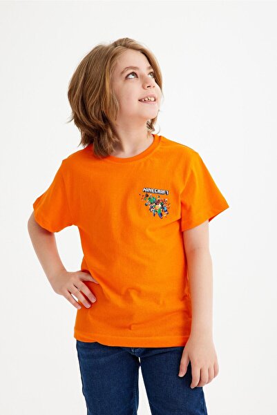 CC STORE Παιδικό T-Shirt Mncrft Printed 5 - 15 ετών